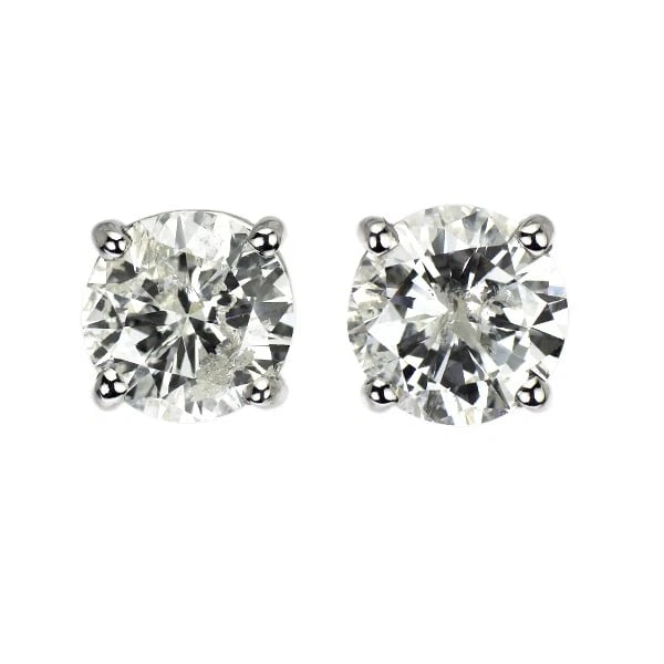PT900 SINGLE SIDE LDH DIAMOND EARRINGS: Pt900 Single Side LDH Diamond Earrings Brand: None Type: piercing Material: Metal Purity 900 Metal Platinum Main Stone/Creation Natural Color: None Size: Length/Width/Diameter6.6 Accessories: