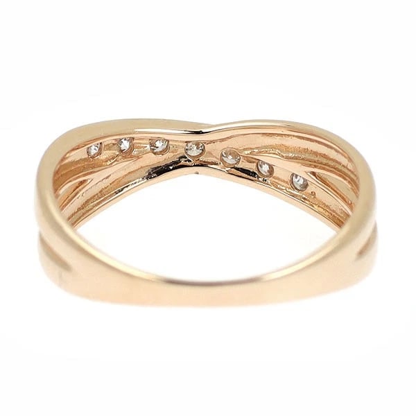 K10PG DIAMOND RING - 2