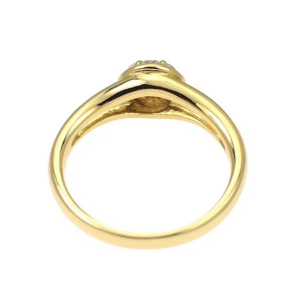 K18YG DIAMOND RING - 2