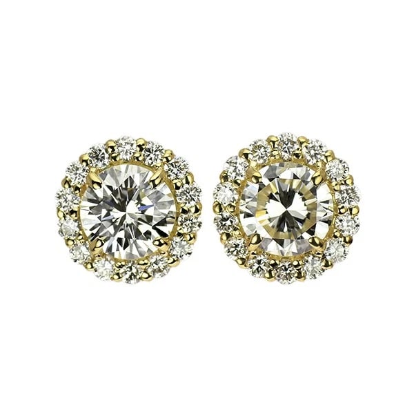 K18YG DIAMOND EARRINGS: K18YG Diamond Earrings Brand: None Type: piercing Material: Metal Purity K18 Metal Gold Main Stone/Creation Natural Color: none Size: Length/Width/Diameter8.4 Accessories: None Accessories