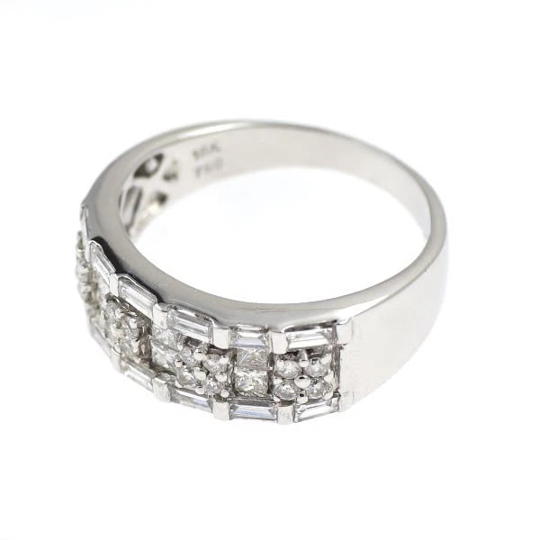 K18WG DIAMOND RING - 2