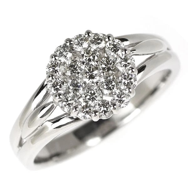 PT900 DIAMOND RING: Pt900 diamond ring Brand: None Type: rings Material: Pt900 Color: Pt Size: 7.75 - 8 Accessories: None Accessories Notice: When purchasing pre-owned goods, please refer to the photos of the