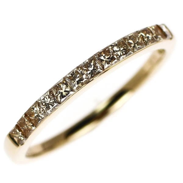 K18BG DIAMOND RING MYSTERY SETTING: K18BG Diamond Ring Mystery Setting Brand: None Type: Ring Material: Metal Purity K18 Metal None Main Stone/Creation Natural Color: None Size: 7.75 - 8 US Accessories: None Accessories Notice: