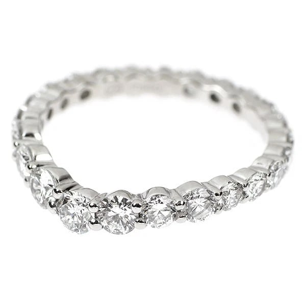 HARRY WINSTON PT950 DIAMOND RING - 2