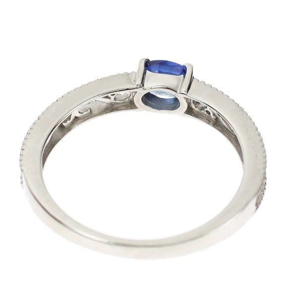 PT900 SAPPHIRE DIAMOND RING - 2