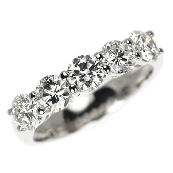 PT950 DIAMOND RING WITH ALL STONE GRADES: Pt950 Diamond Ring with All Stone Grades Brand: None Type: Ring Material: Metal Purity 950 Metal Platinum Main Stone/Creation Natural Color: Platinum Size: 6 US Accessories: None Accessori