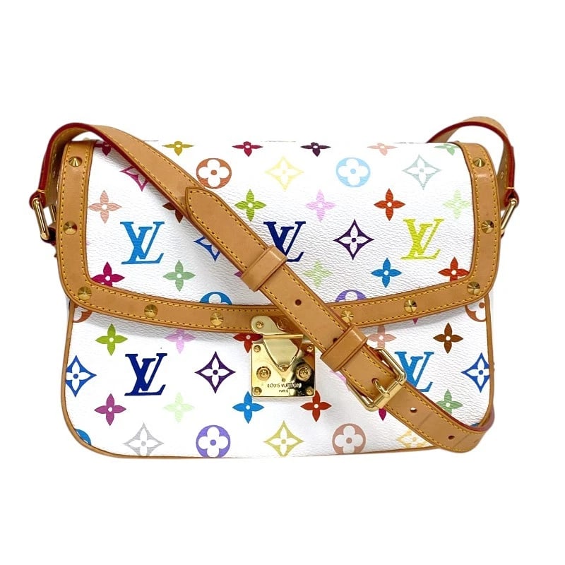 LOUIS VUITTON SOLOGNE SHOULDER BAG: LOUIS VUITTON Sologne Shoulder Bag Brand: LOUIS VUITTON Type: Shoulder Bag Material: Monogram multicolor canvas Color: Bron Size: W9.8 x H7.1x D3.1inch Shoulder:44.9inch Accessories: None