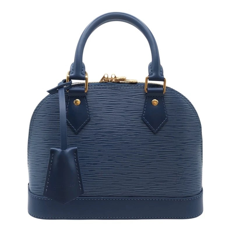 LOUIS VUITTON ALMA BB HANDBAG: LOUIS VUITTON Alma BB Handbag Brand: LOUIS VUITTON Type: Handbag Material: Epi Color: Monogram denim Size: W9.3 x H6.9x D4.5inch Accessories: None Accessories Notice: When purchasing