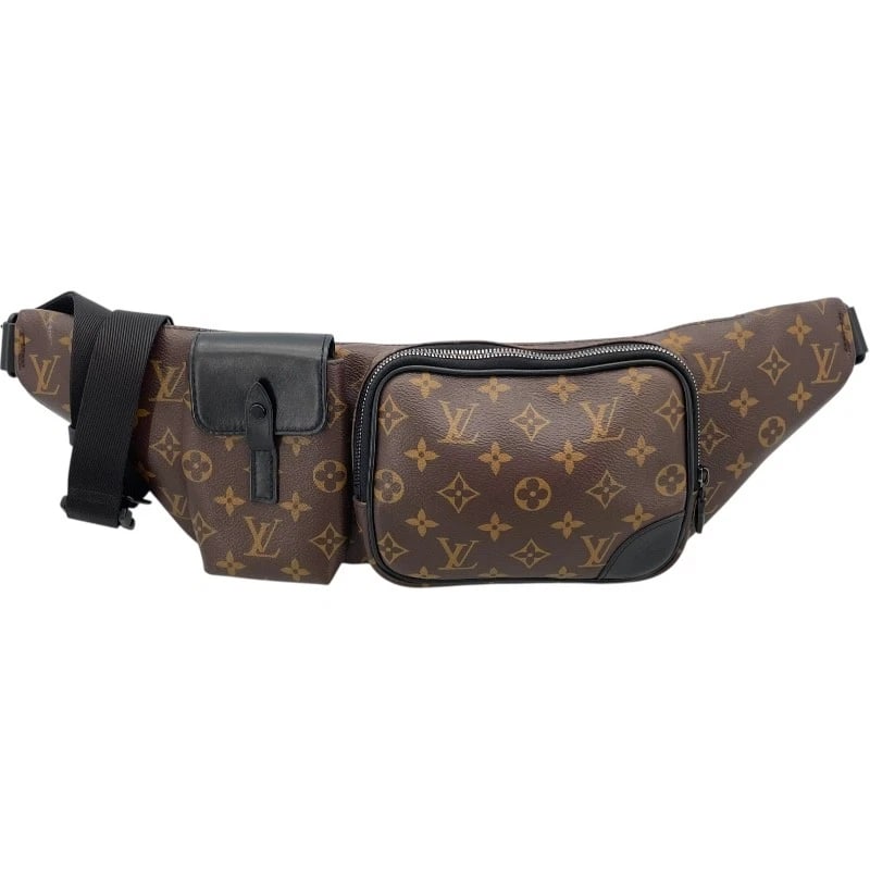 LOUIS VUITTON CHRISTOPHER BUM BAG WAIST BAG: LOUIS VUITTON Christopher Bum Bag Waist bag Brand: LOUIS VUITTON Type: Waist bag Material: Monogram Macassar Canvas Color: Brown Size: W19.7 x H5.9x D1.6inch Shoulder:35.0inch Accessories: