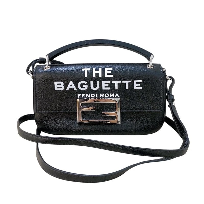 FENDI MARC JACOBS BUCKET PHONE POUCH OTHER BAG: FENDI MARC JACOBS Bucket Phone Pouch Other bag Brand: FENDI Type: Other bag Material: leather Color: black Size: W7.1 x H4.1x D1.0inch Shoulder:42.9inch Accessories: None Accessories Notice: