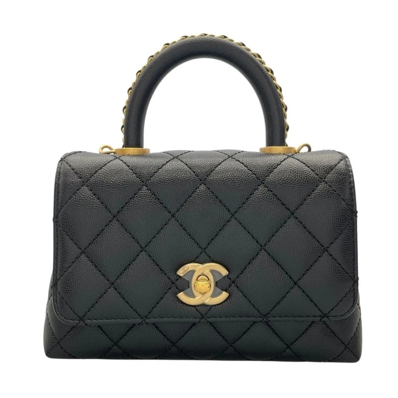CHANEL COCO HANDLE SHOULDER BAG - 2