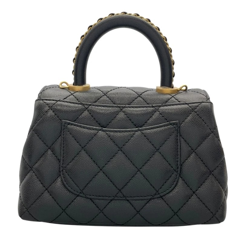 CHANEL COCO HANDLE SHOULDER BAG - 3