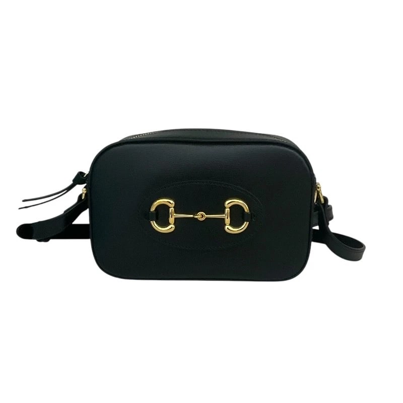 GUCCI HORSEBIT MINI SHOULDER BAG 760196 SHOULDER BAG: GUCCI Horsebit Mini Shoulder Bag 760196 Shoulder Bag Brand: GUCCI Type: Shoulder Bag Material: leather Color: black Size: W7.1 x H4.9x D2.4inch Shoulder:50.8inch Accessories: None Accessories