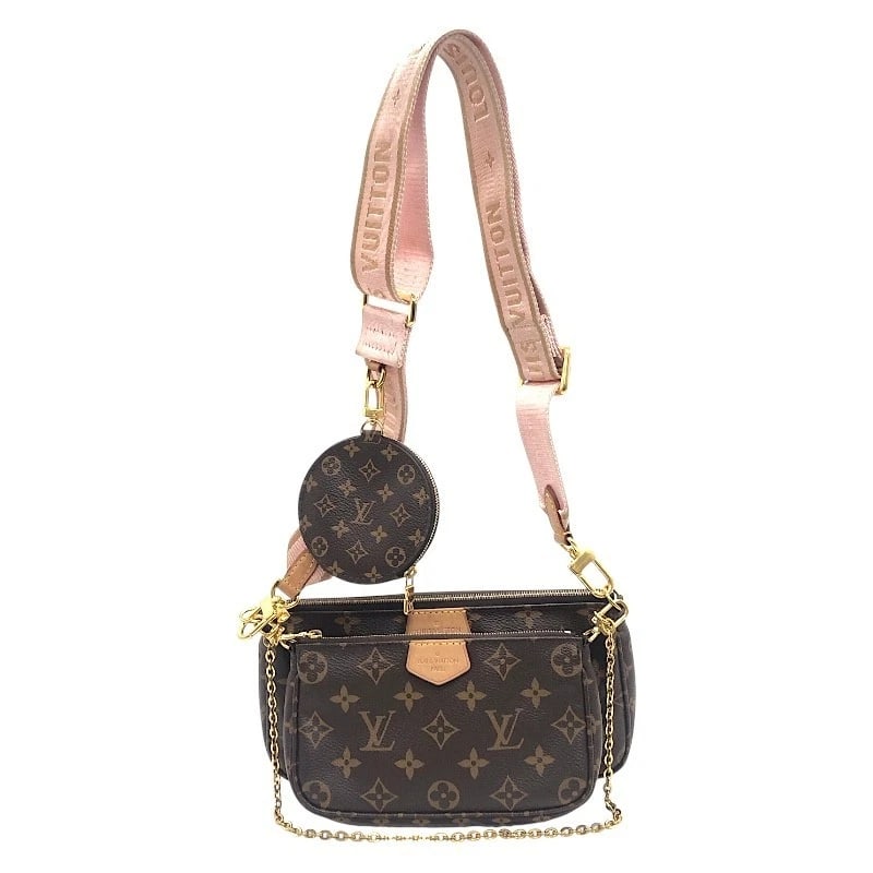 LOUIS VUITTON MULTI POCHETTE ACCESSORIES SHOULDER BAG: LOUIS VUITTON Multi Pochette Accessories Shoulder Bag Brand: LOUIS VUITTON Type: Shoulder Bag Material: Monogram canvas Color: Monogram Size: W8.7 x H4.7x D1.6inch Accessories: None