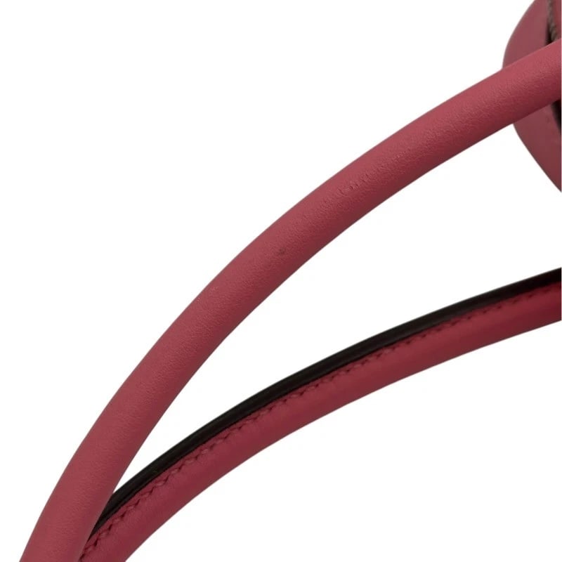 HERMES PLUM MINI HANDBAG - 6