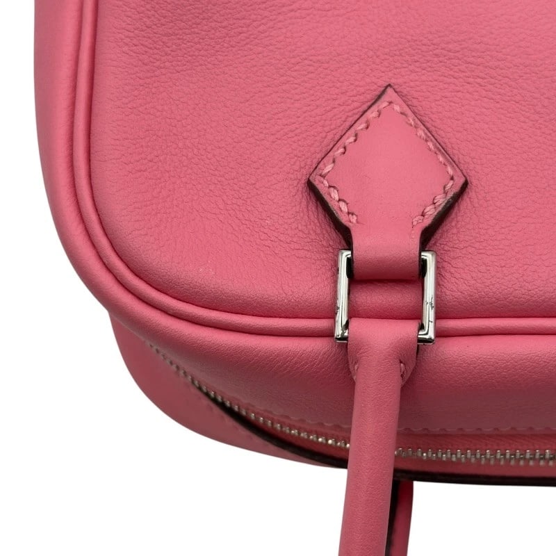 HERMES PLUM MINI HANDBAG - 7