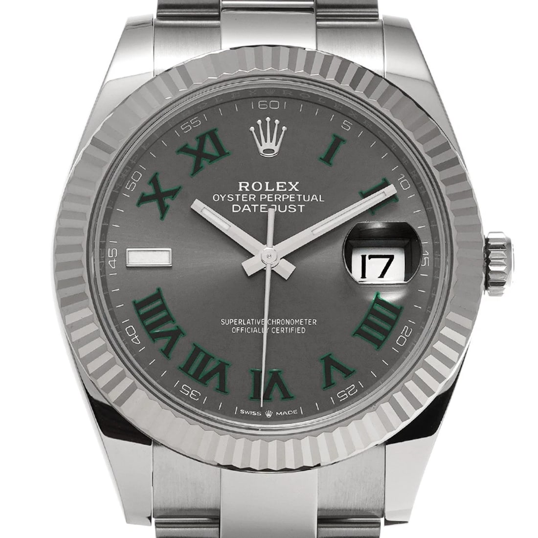 ROLEX DATEJUST SLATE WATCH - 4