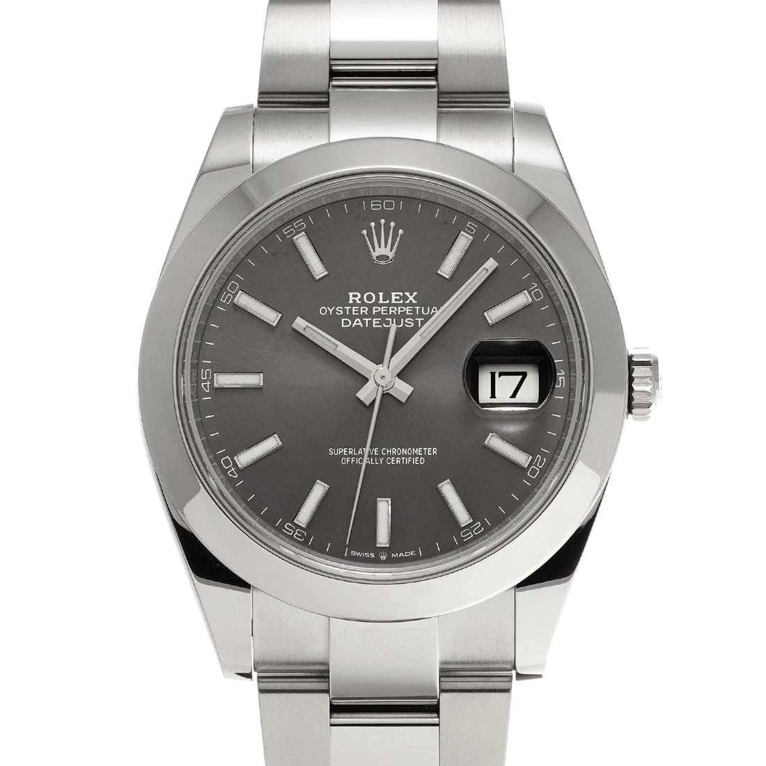 ROLEX DATEJUST SLATE WATCH: ROLEX Datejust slate Watch Brand: ROLEX Type: Wristwatch Material: Band Material Stainless steel, Case Material Stainless steel Color: Dial Color slate Size: ??Case? H/about 41mm W/about 41mm