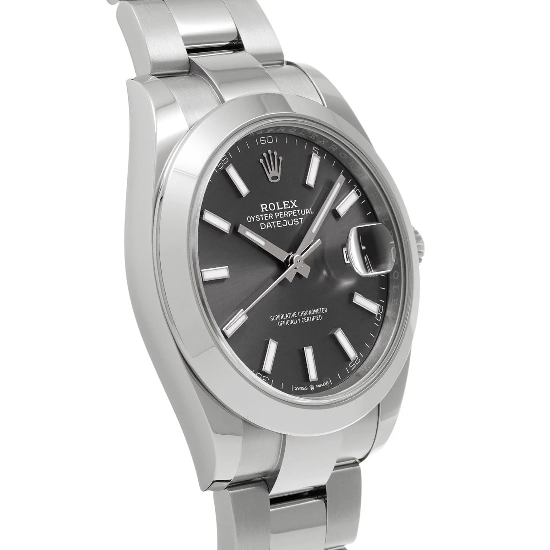 ROLEX DATEJUST SLATE WATCH - 3