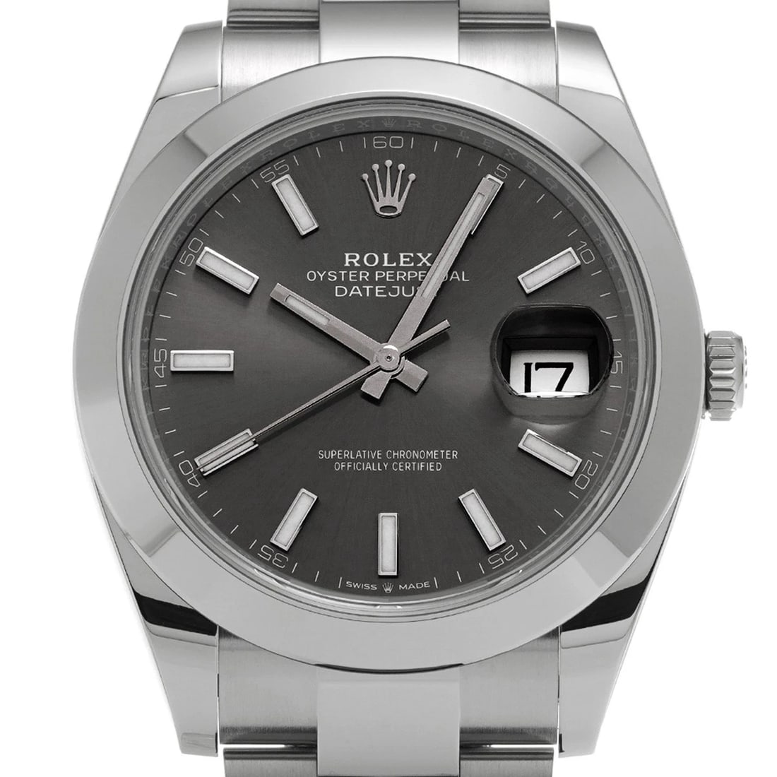 ROLEX DATEJUST SLATE WATCH - 4