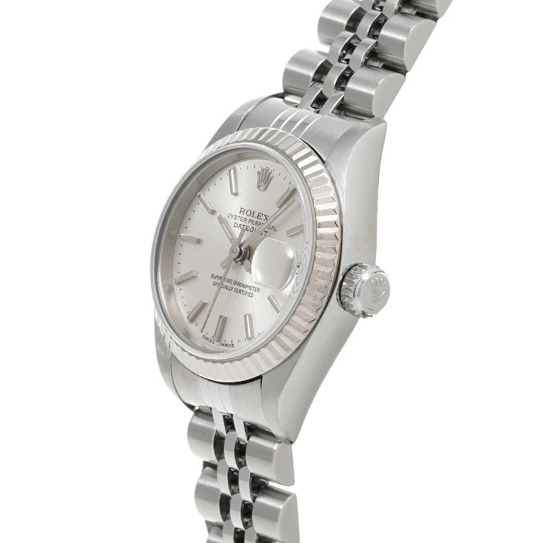 ROLEX DATEJUST SILVER WATCH - 2