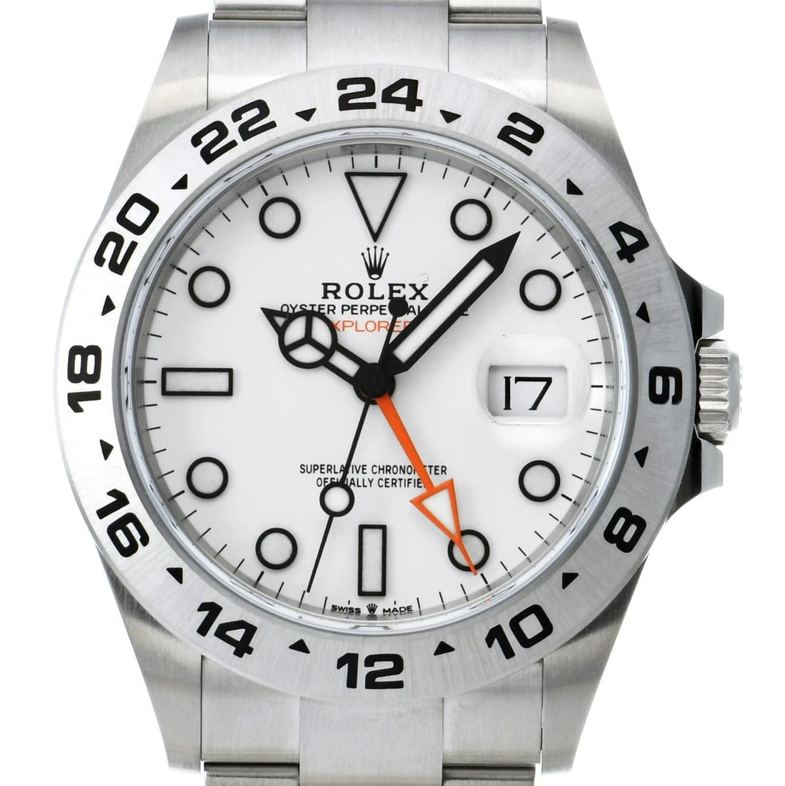 ROLEX EXPLORER WHITE WATCH - 4