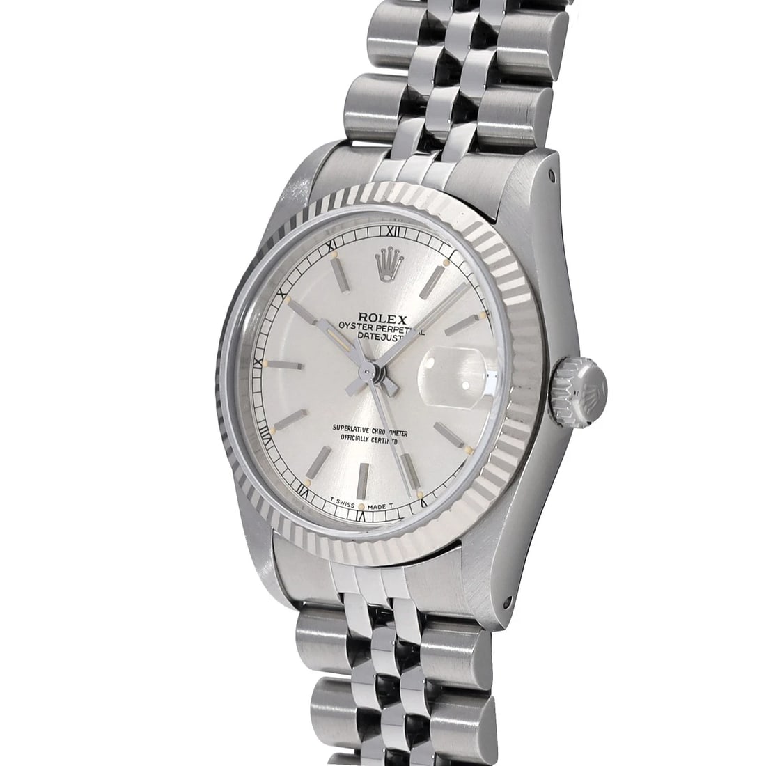 ROLEX DATEJUST SILVER WATCH - 2