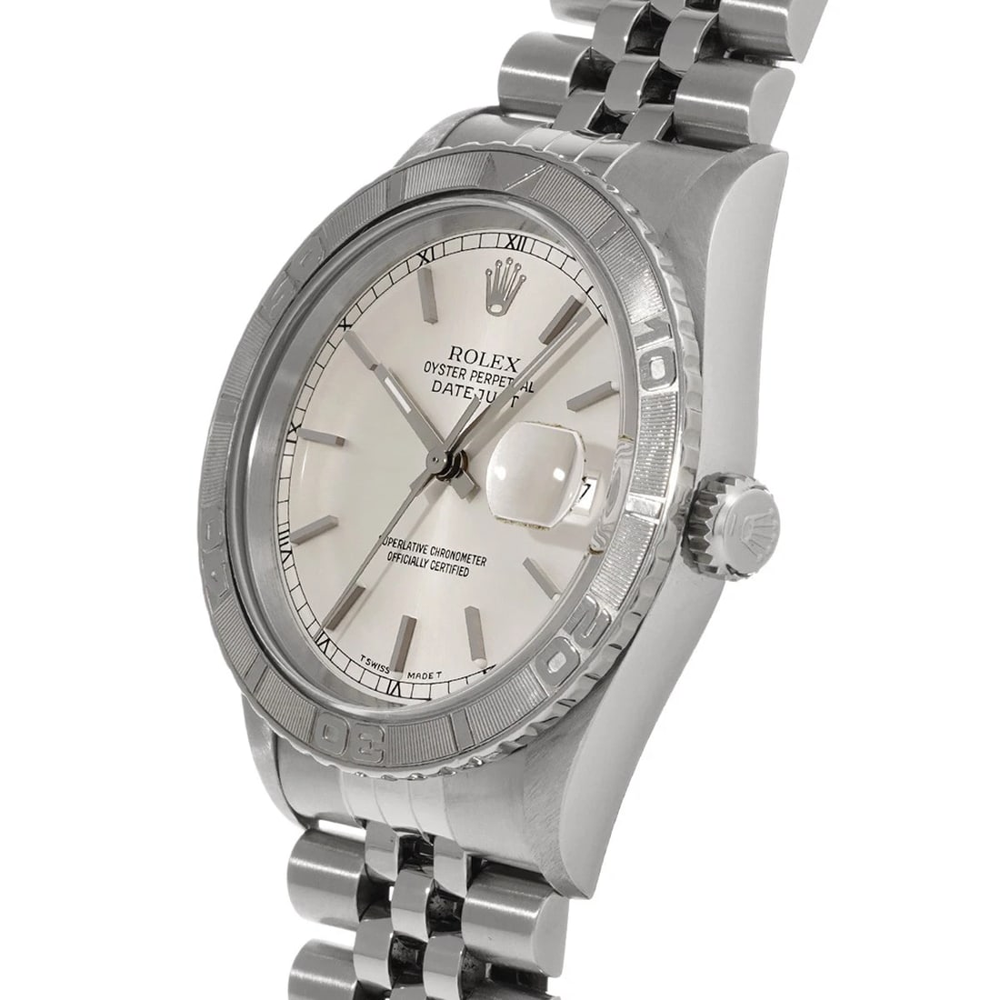 ROLEX DATEJUST SILVER WATCH - 2