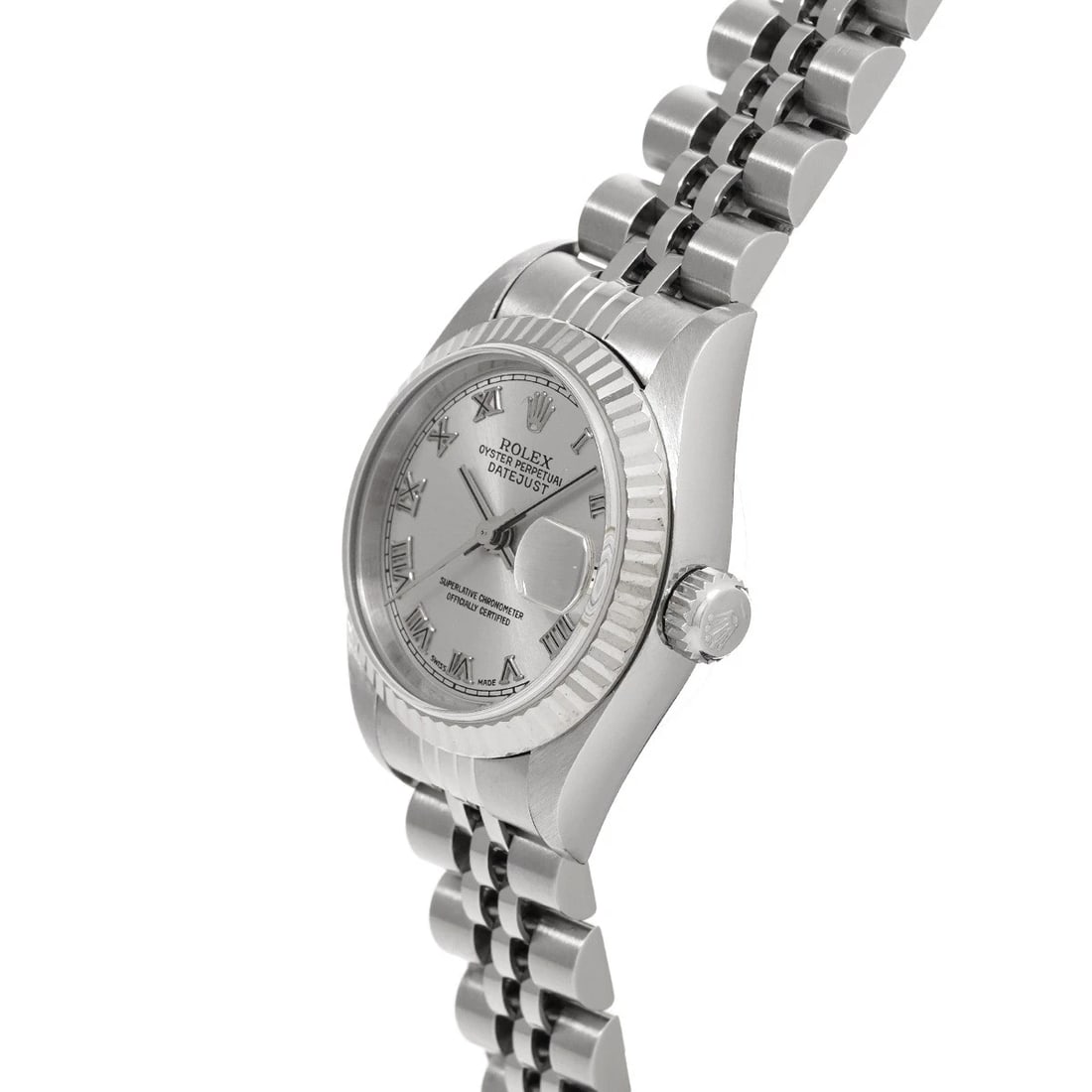 ROLEX DATEJUST SILVER WATCH - 2