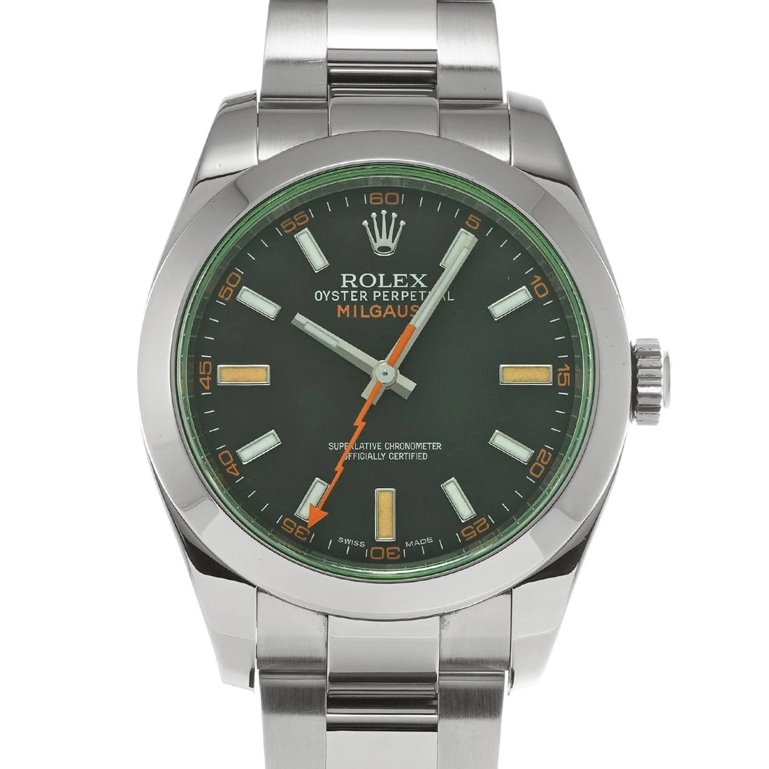 ROLEX MILGAUSS BLACK WATCH: ROLEX Milgauss black Watch Brand: ROLEX Type: Wristwatch Material: Band Material Stainless steel, Case Material Stainless steel Color: Dial Color black Size: ??Case? H/about 40mm W/about 40mm