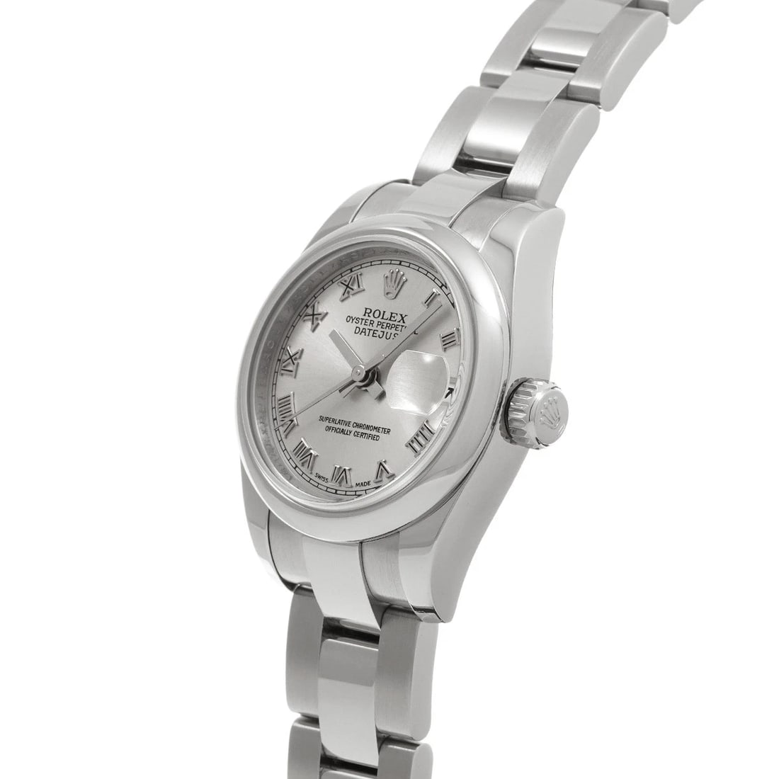 ROLEX DATEJUST SILVER WATCH - 2