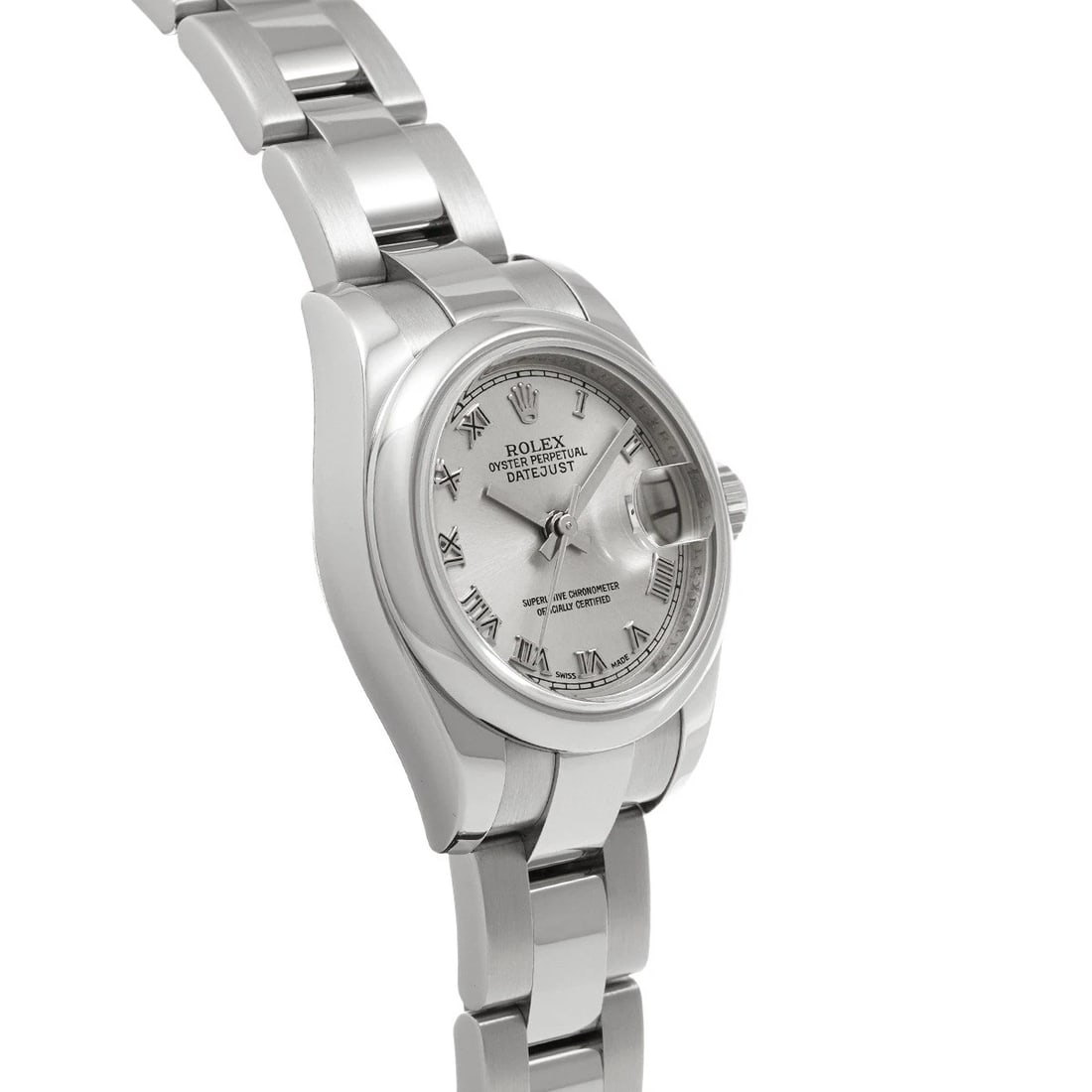 ROLEX DATEJUST SILVER WATCH - 3