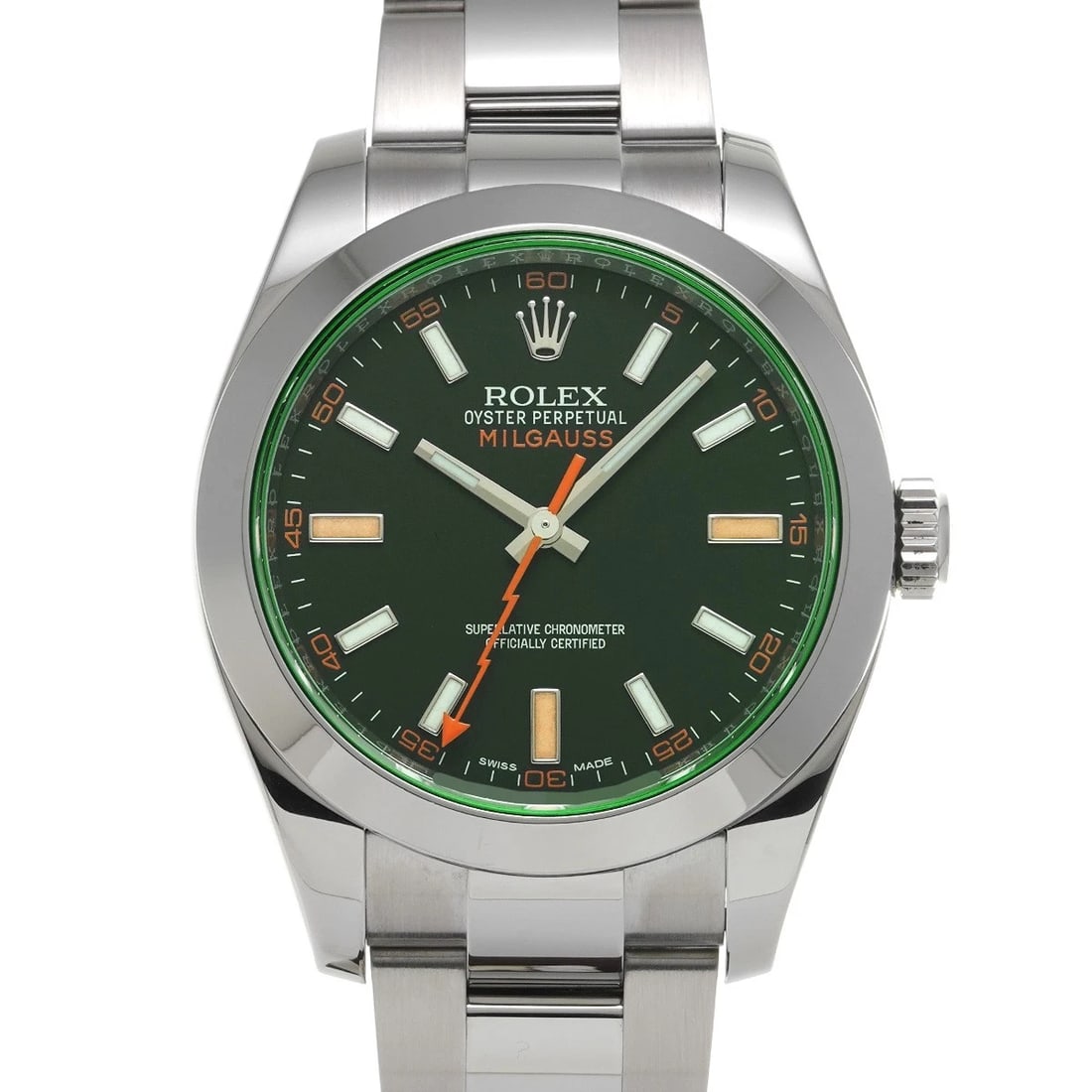 ROLEX MILGAUSS BLACK WATCH: ROLEX Milgauss black Watch Brand: ROLEX Type: Wristwatch Material: Band Material Stainless steel, Case Material Stainless steel Color: Dial Color black Size: ??Case? H/about 40mm W/about 40mm