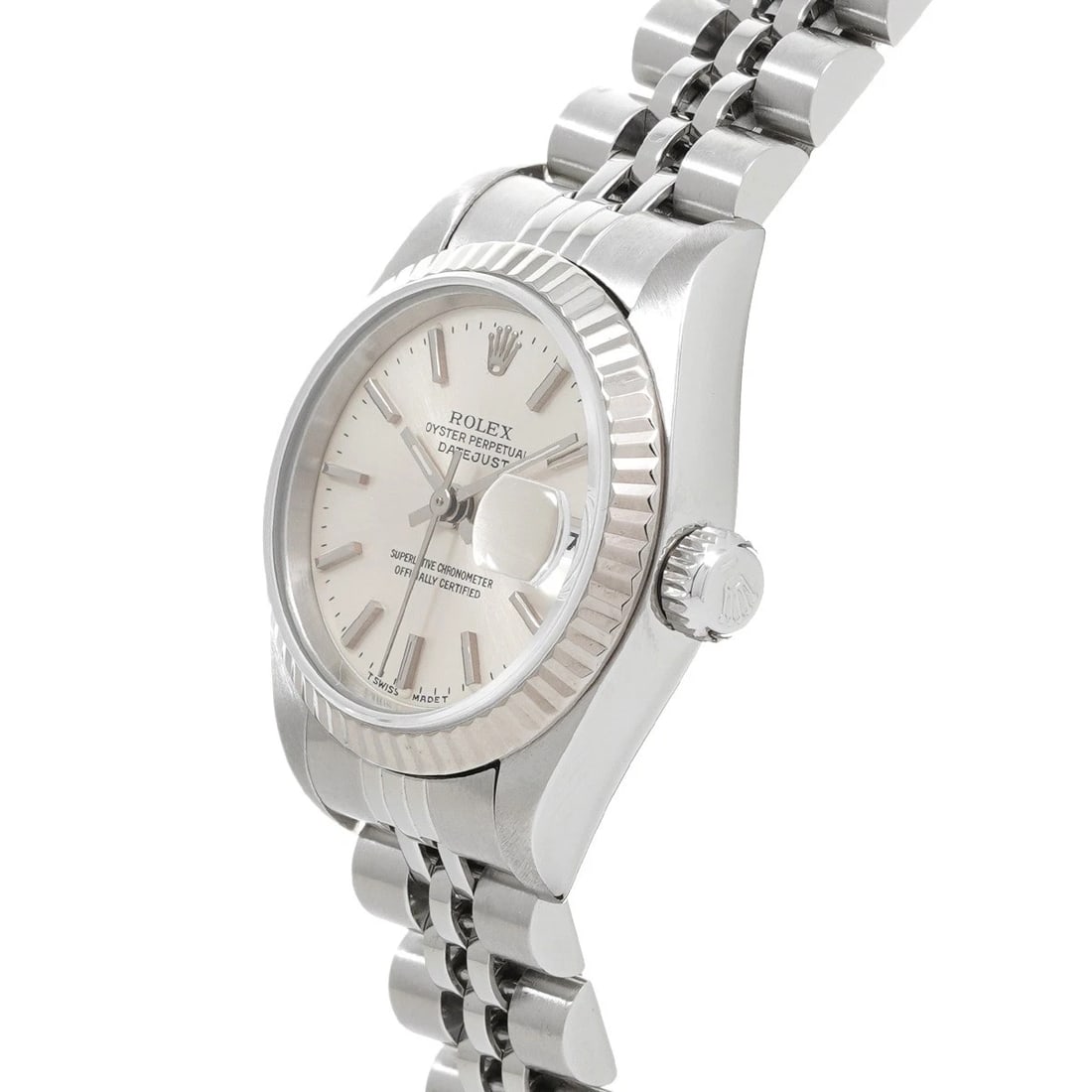 ROLEX DATEJUST SILVER WATCH - 2