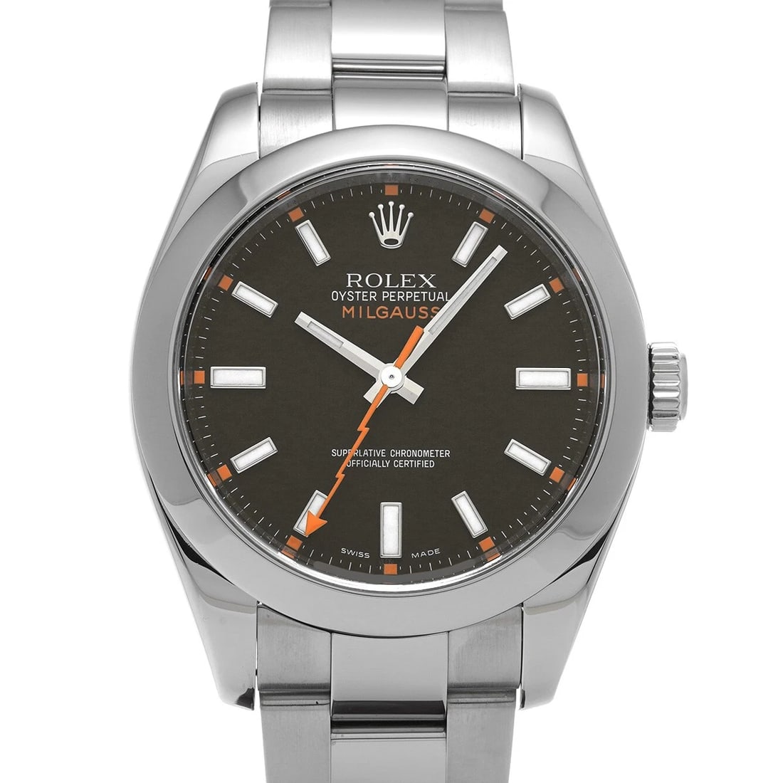 ROLEX MILGAUSS BLACK WATCH: ROLEX Milgauss black Watch Brand: ROLEX Type: Wristwatch Material: Band Material Stainless steel, Case Material Stainless steel Color: Dial Color black Size: ??Case? H/about 40mm W/about 40mm