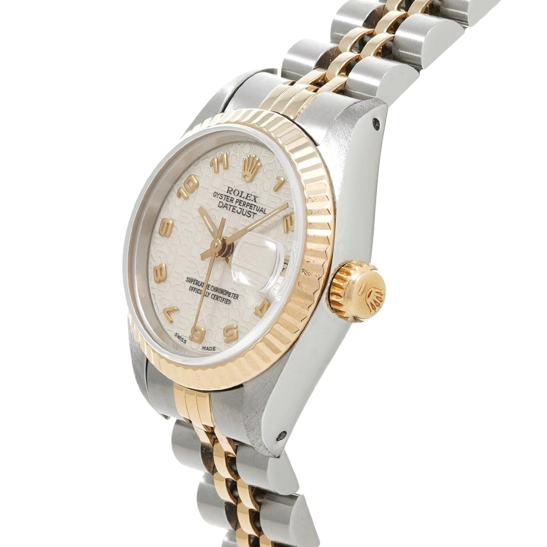 ROLEX DATEJUST IVORY COMPUTER WATCH - 2