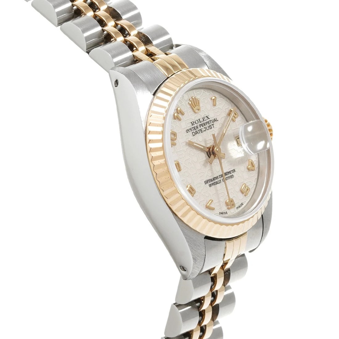ROLEX DATEJUST IVORY COMPUTER WATCH - 3