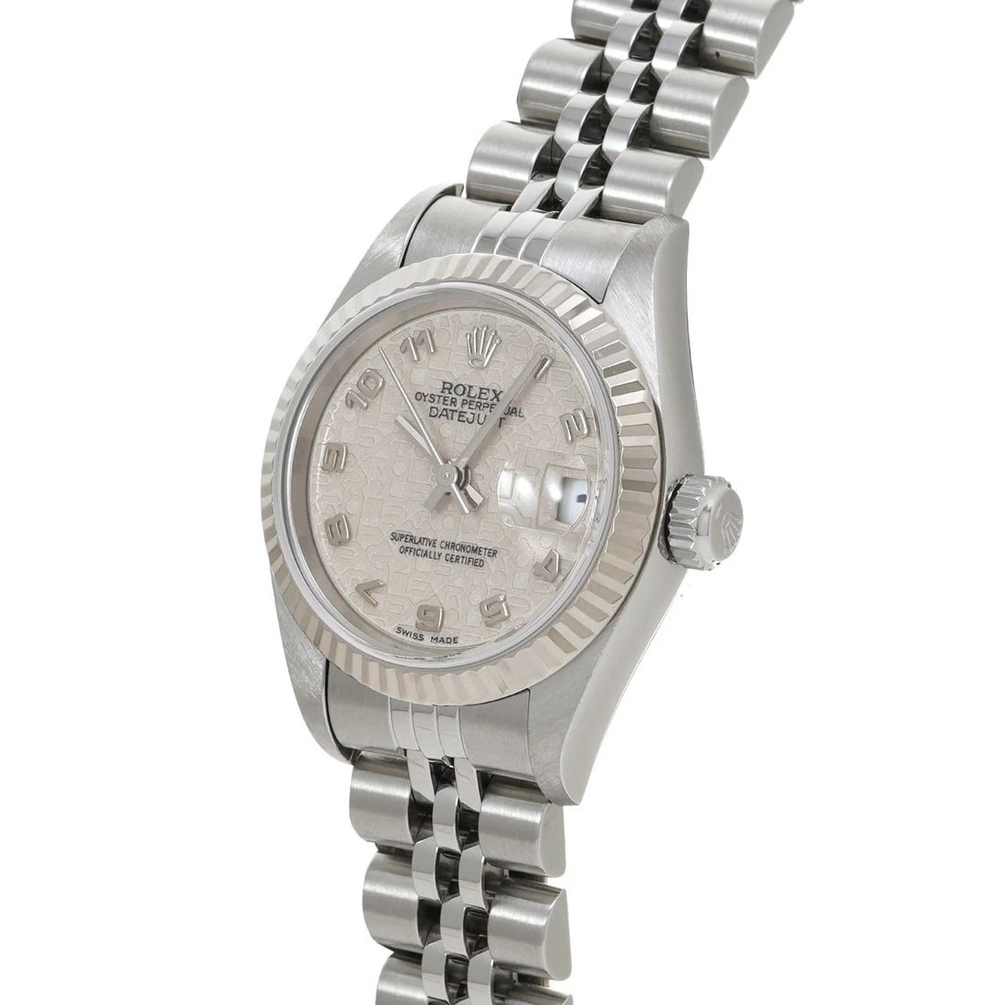 ROLEX DATEJUST IVORY COMPUTER WATCH - 2
