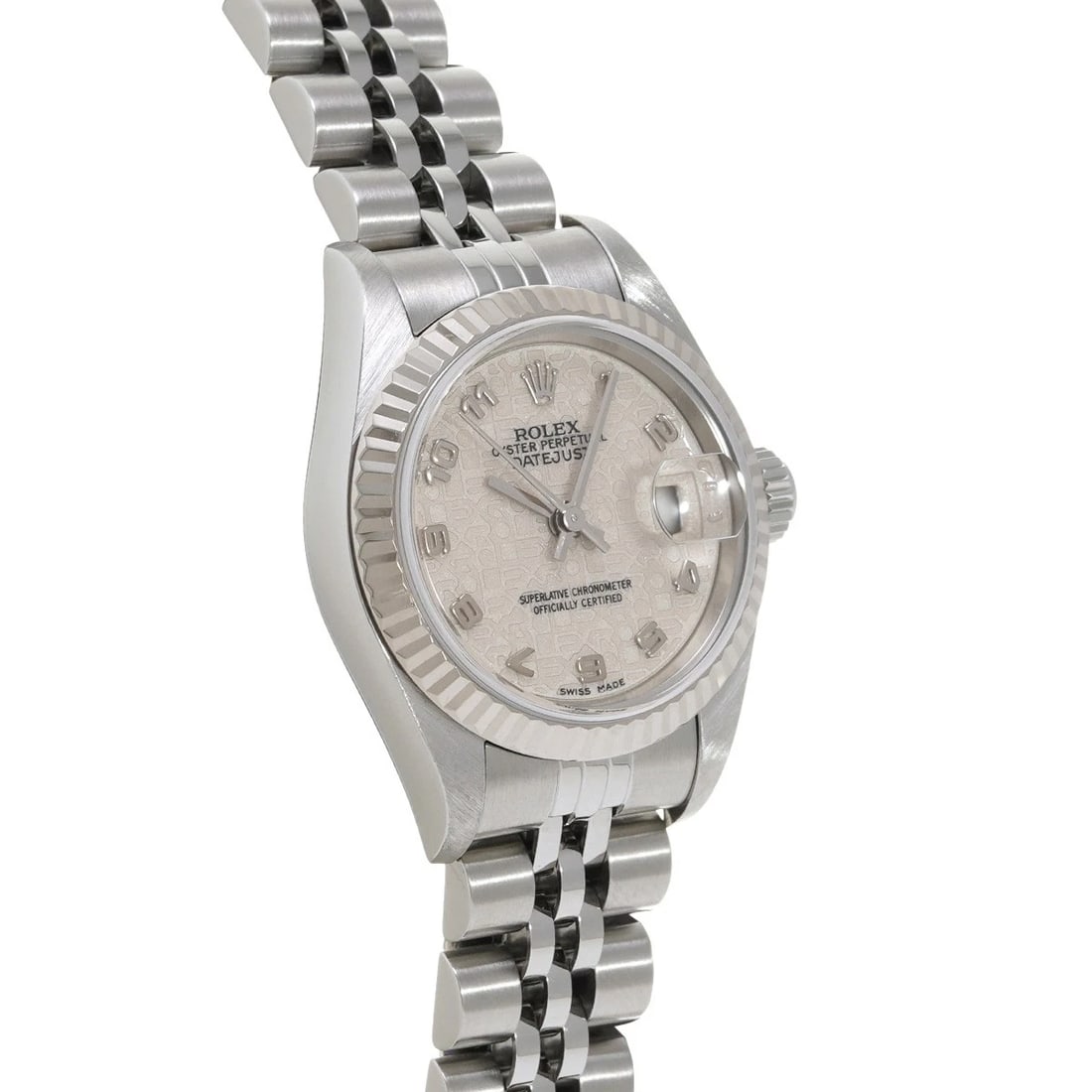 ROLEX DATEJUST IVORY COMPUTER WATCH - 3