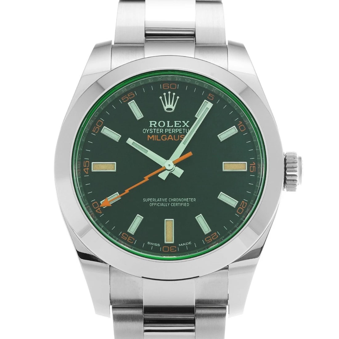 ROLEX MILGAUSS BLACK WATCH: ROLEX Milgauss black Watch Brand: ROLEX Type: Wristwatch Material: Band Material Stainless steel, Case Material Stainless steel Color: Dial Color black Size: ??Case? H/about 40mm W/about 40mm
