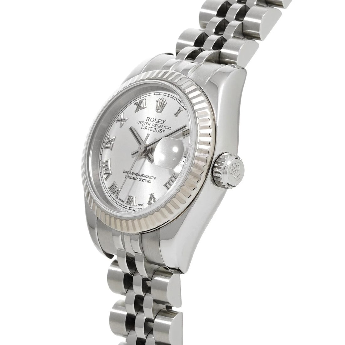 ROLEX DATEJUST SILVER WATCH - 2