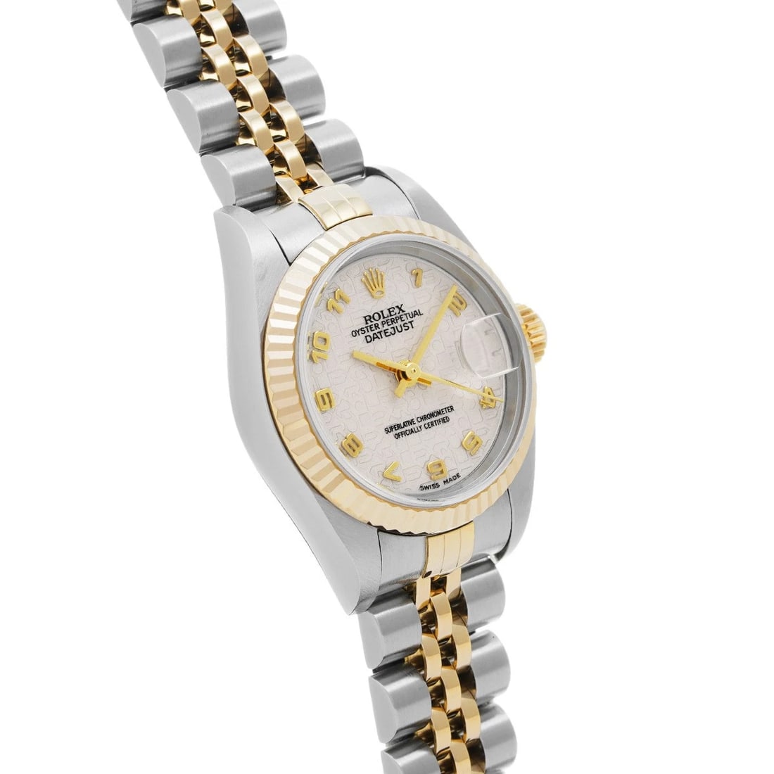 ROLEX DATEJUST IVORY COMPUTER WATCH - 3
