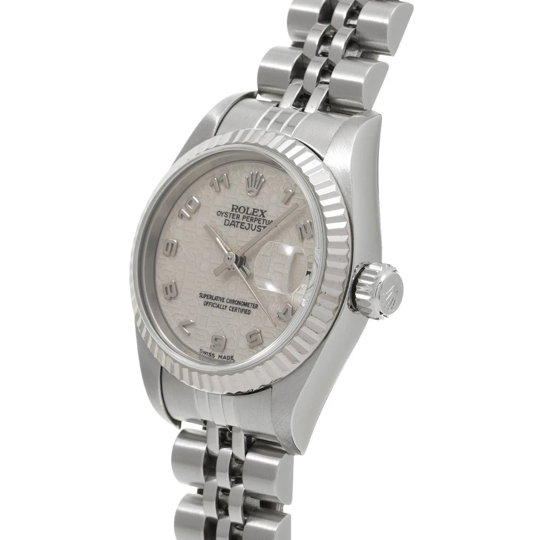 ROLEX DATEJUST IVORY COMPUTER WATCH - 2