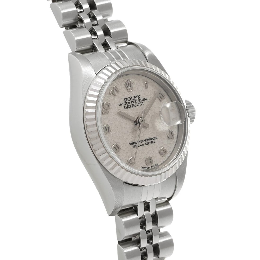 ROLEX DATEJUST IVORY COMPUTER WATCH - 3