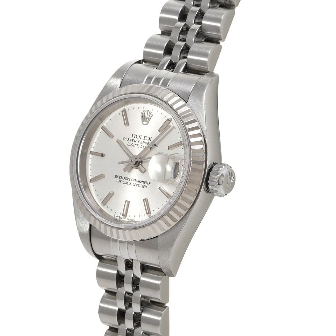 ROLEX DATEJUST SILVER WATCH - 2