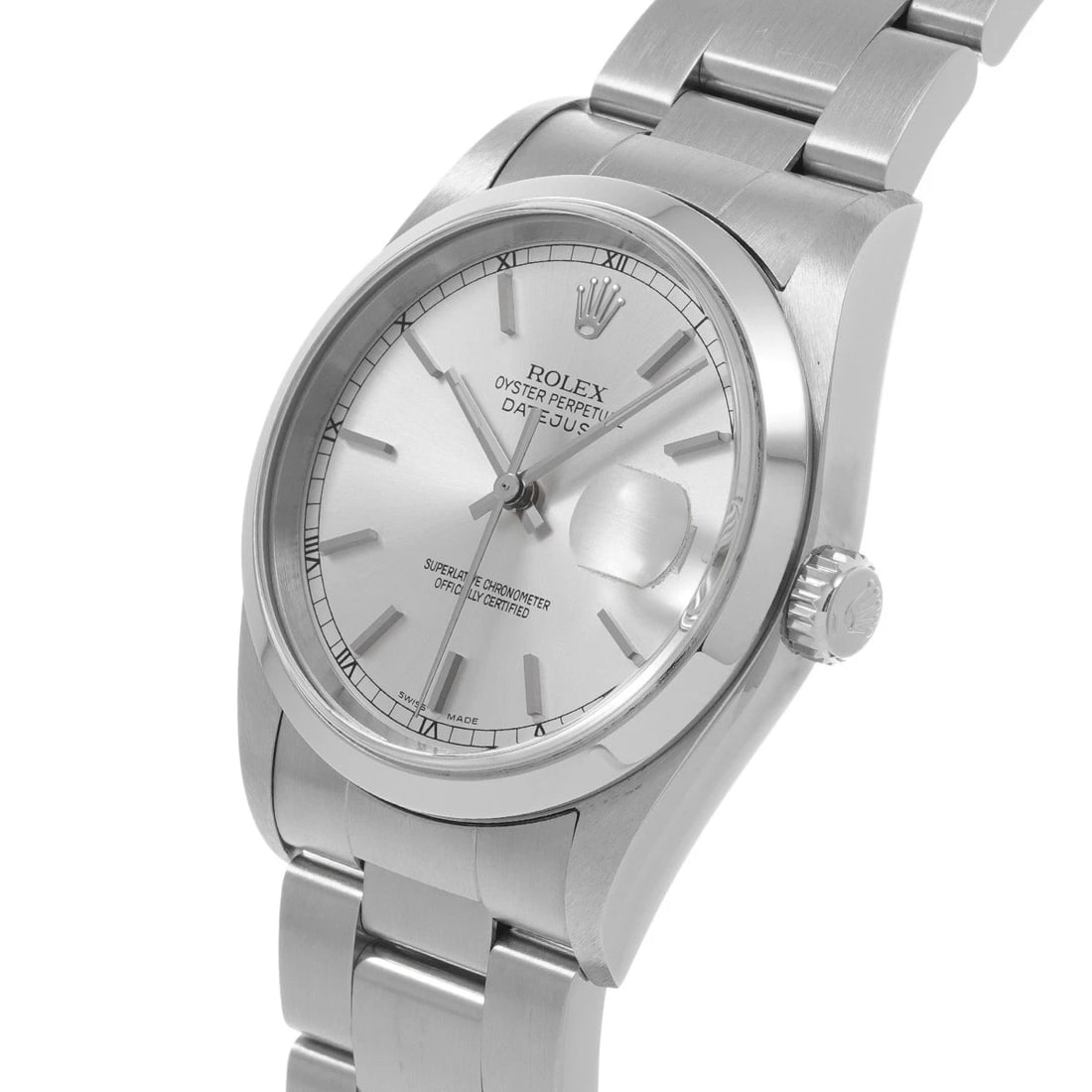 ROLEX DATEJUST SILVER WATCH - 2