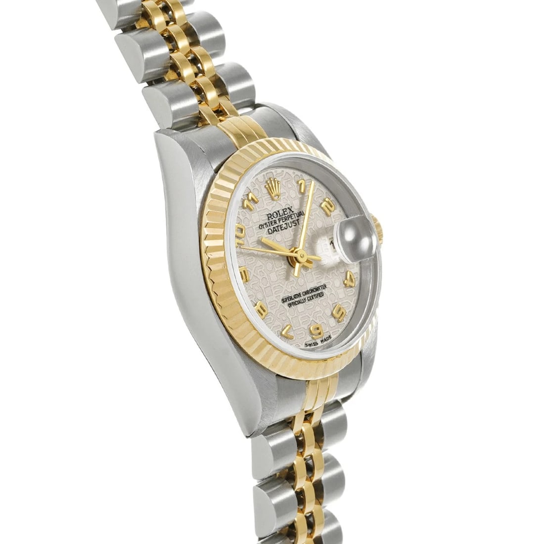 ROLEX DATEJUST IVORY COMPUTER WATCH - 3