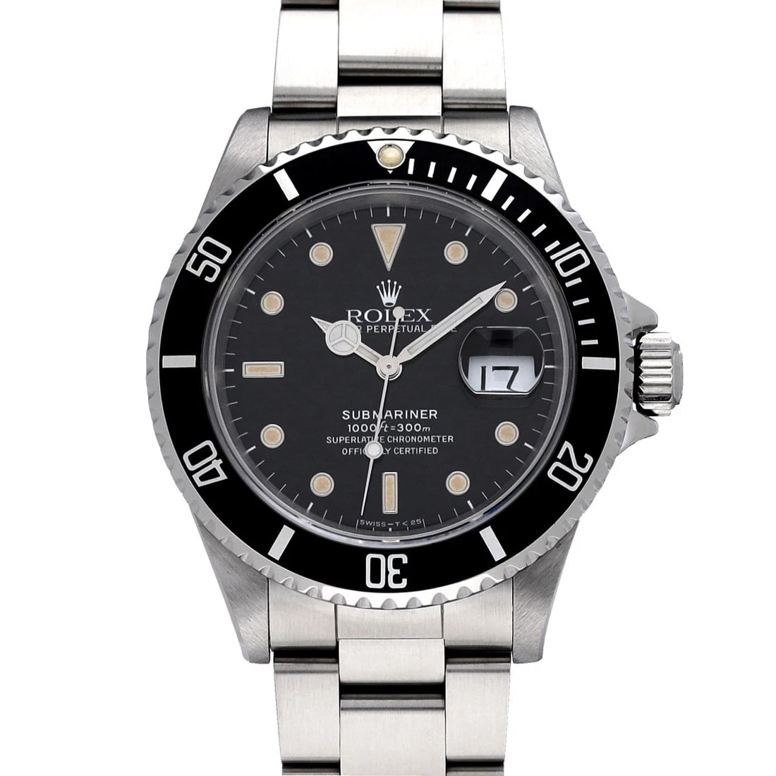 ROLEX SUBMARINER BLACK WATCH: ROLEX Submariner black Watch Brand: ROLEX Type: Wristwatch Material: Band Material Stainless steel, Case Material Stainless steel Color: Dial Color black Size: ??Case? H/about 40mm W/about