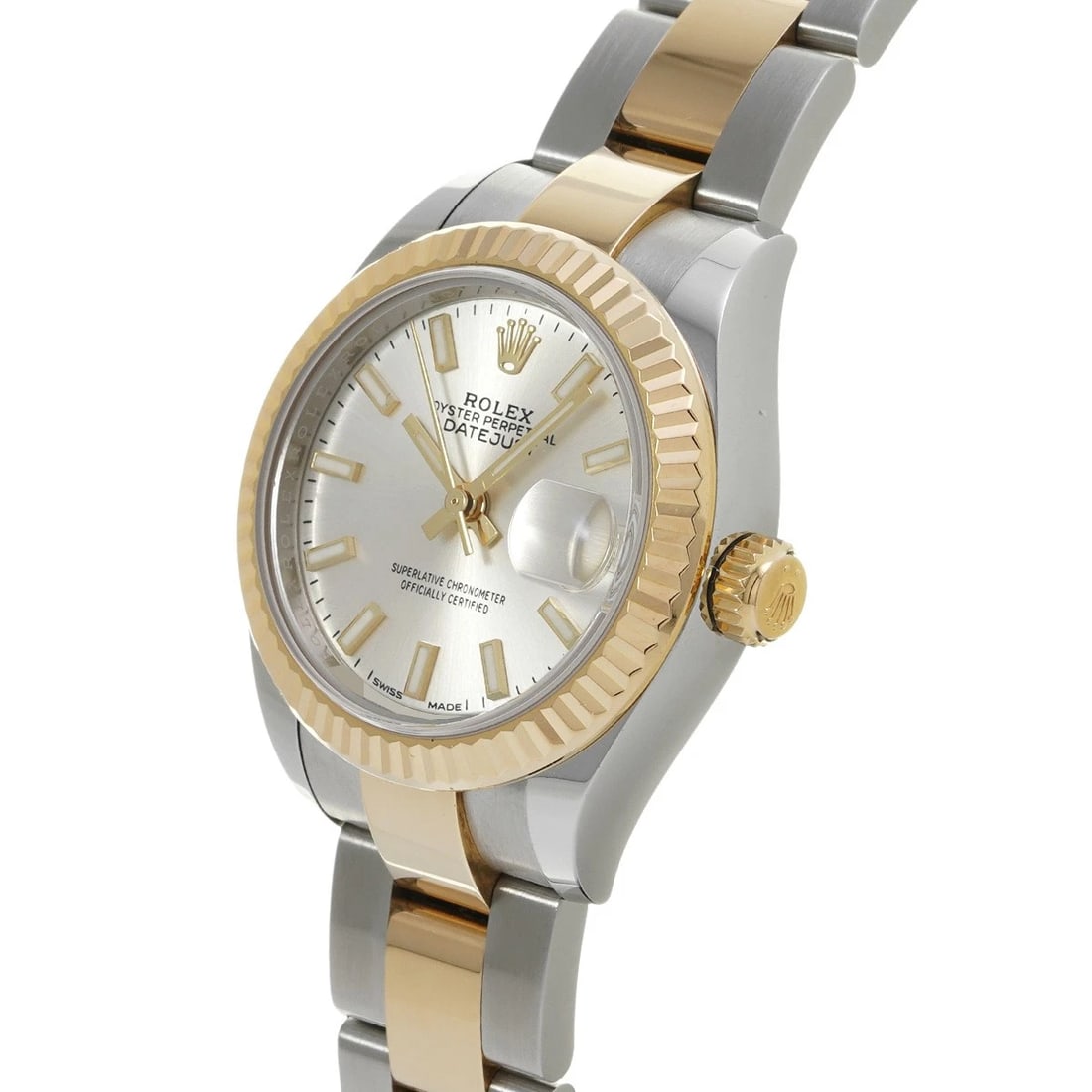 ROLEX DATEJUST SILVER WATCH - 2