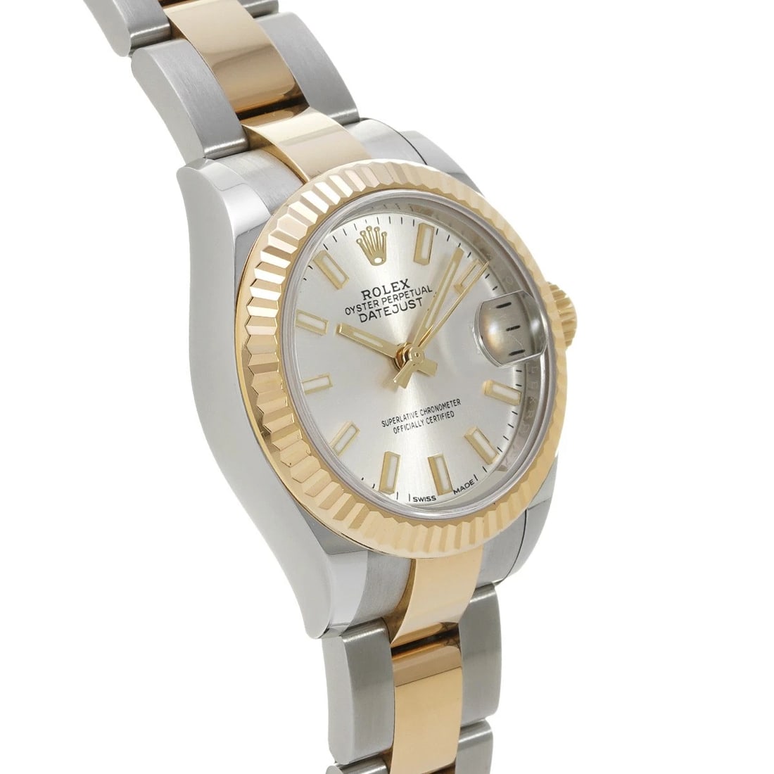 ROLEX DATEJUST SILVER WATCH - 3